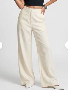 Cream Wide Leg Trousers brand new