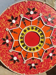 Lippan Art | Handmade| Mirror Work