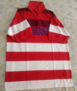 Red and White Striped T  Shirt New never used