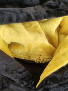 Black &amp; Yellow Graphic Hoodie