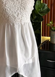 Tube White Dress