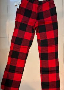 Red &amp; Black Plaid Pajama Pants