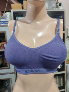 Comfortable Blue Bra