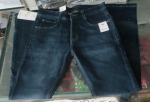 Dark Blue Denim Jeans