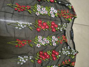 Shein Black Floral Mesh Top pick any one