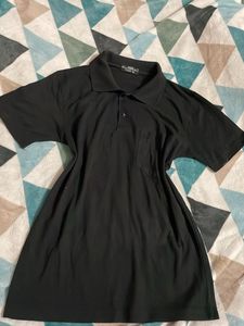 vintage Classic Black Polo T-Shirt