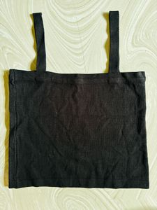 black Rhinestone top, fits S &amp; M both