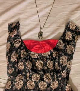 Designer Ethnic motif dress