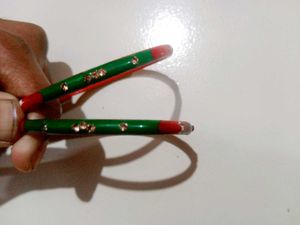 Vibrant Red &amp; Yellow Bangles