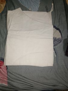 Ethnic White Kurta  With Pajama For Men