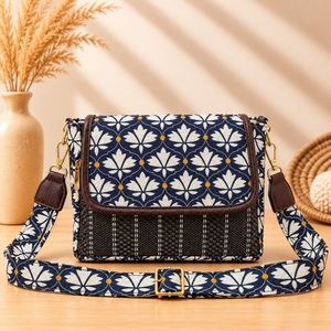 Jute Print Crossbody Bag