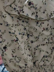 Floral Print Off-Shoulder Top