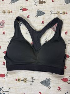 Black Racerback Sports Bra