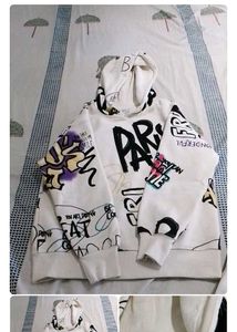 Zara Graffiti print Hoodie and track pant set