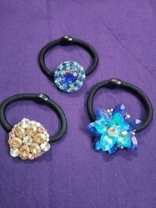 Set of 3 handmade Hair Ties 🤩