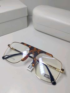 Mont Blanc Tortoiseshell Aviator Glasses