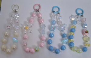 Charming Beaded Keychain Charms (Set of any 3)