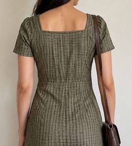 Button-Down Mini Dress
