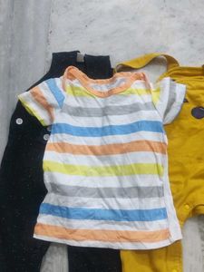 8 piece Baby Rompers - Cute Overalls Set