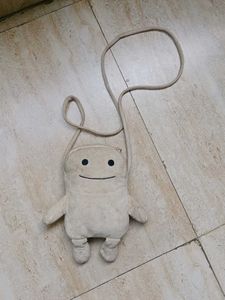 Cute Plush Character Crossbody Bag
