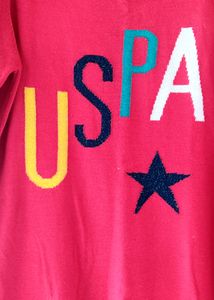 US Polo Long Sweater For Girl 13-14 Years