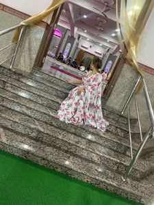 Elegant Floral Print saree with blouse
