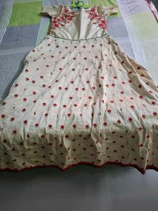 Elegant Embroidered Ethnic Gown