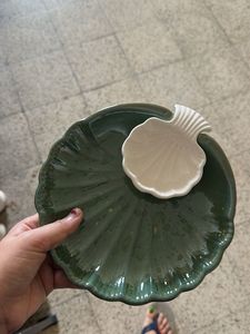 Decorative Green Shell Plate