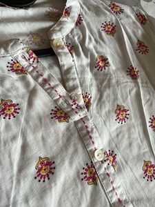 Boho Floral Print V-Neck Tunic Top