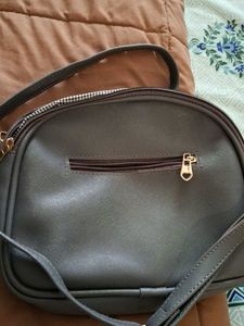 Gray color bag in elegant look