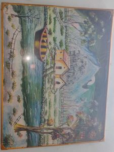 Framed Landscape Painting
