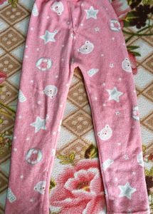 Cute Pink Kids Pajama Pants