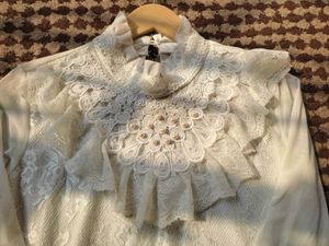 White Formal Top