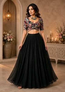 Bollywood Designer Partywear Sequin Lehenga Choli