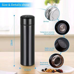 Temperature Digital Display Stainless Steel Bottle