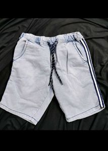 Men's Light Wash Denim Shorts