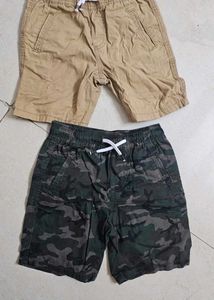 kid's Casual Shorts  Pack of two