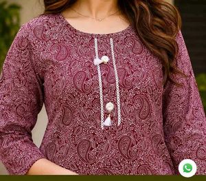 Stylish Printed Kurta and Palazzo Set ( m size)
