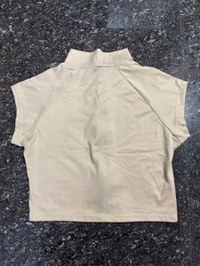 NEWME Sporty Cropped Zip-up Top