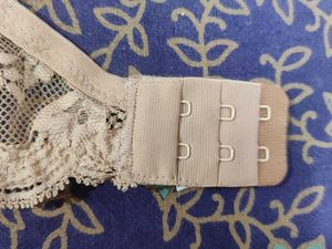 Beige Color Satin &amp; Lace Bra Panty Set(Brand New)