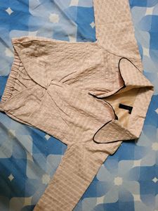 Stylish Twisted Front Crop Top
