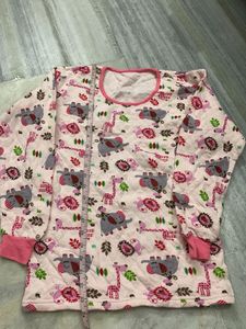 Cute Animal Print Pajama Top
