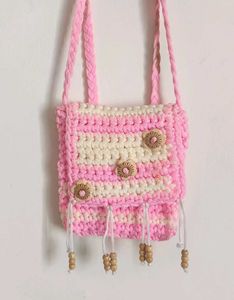 Pastel Crochet Slingbag