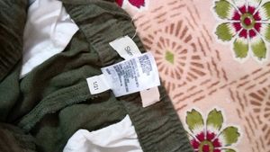 Comfortable Olive Green Drawstring Pants