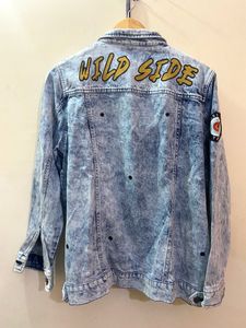Denim Washed Funky Jacket