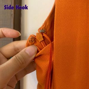 MANGO Vibrant Orange Sleeveless Mini Dress