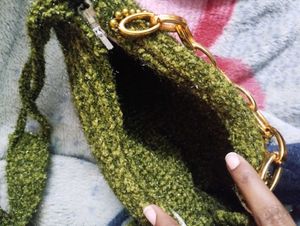 Crochet Chained Sling Bag- Handmade 🧶