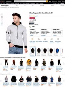 Unisex Light Grey Hoddie T-shirt