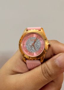 Original Esprit Women's Pink Watch NEW unused