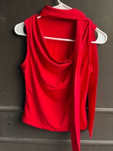 Red Ribbon Tank Top
